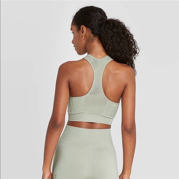 JoyLab Mesh Seamless Racerback Bra Top Small - Picture 2 of 4
